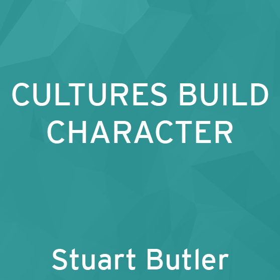 Cultures Build Character