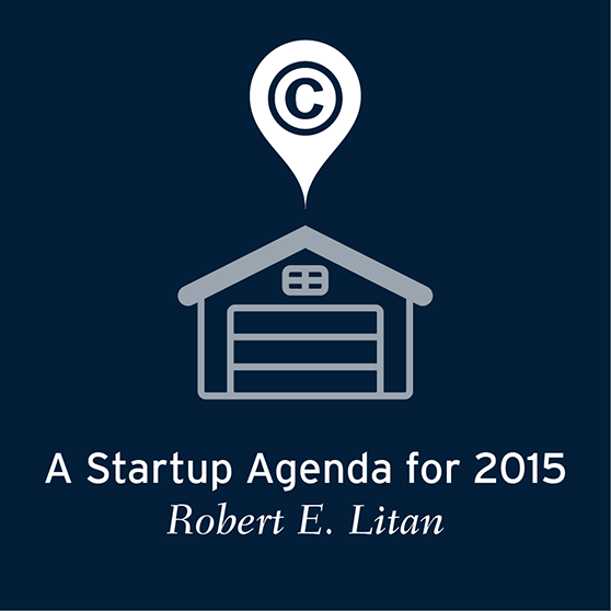 Robert E. Litan: A Startup Agenda for 2015